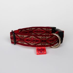 Collar Andes rojo con beige